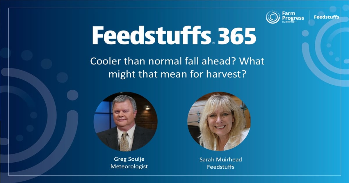 Cooler than normal fall ahead? What might that mean for harvest?