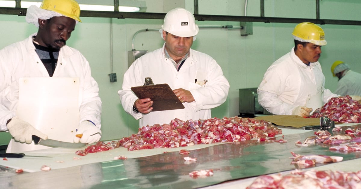 Meat inspection: Following the gold standard