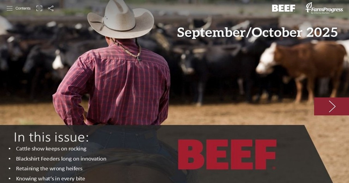 September/October 2025 edition of BEEF available