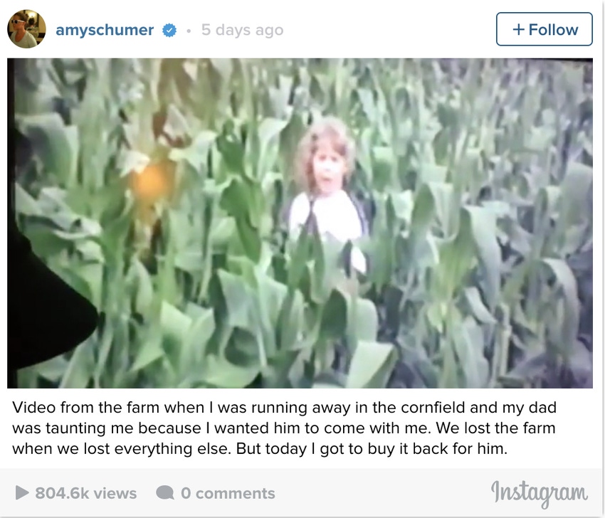 Amy Schumer buys back family farm; PLUS: List of pro-ag celebs Amy Schumer buys back family farm; PLUS: List of pro-ag celebs
