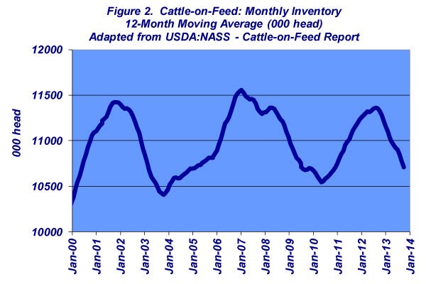 cattle-on-feed monthly placements