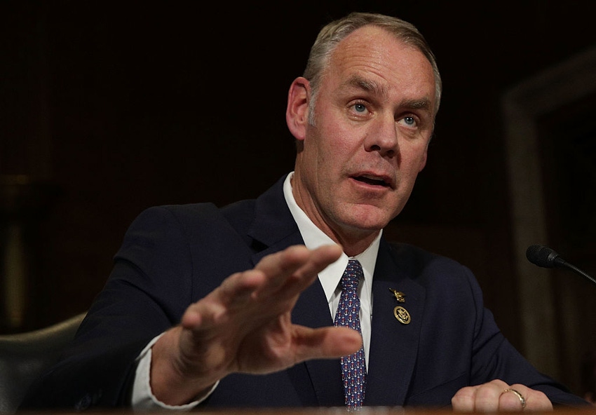 Secretary Of Interior Ryan Zinke