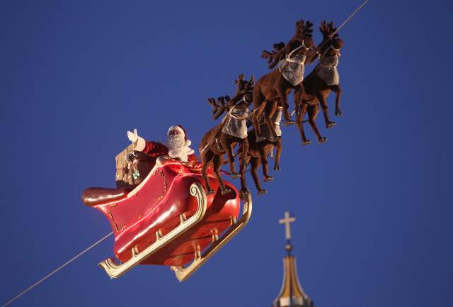 So, just how does Santa get around so fast?