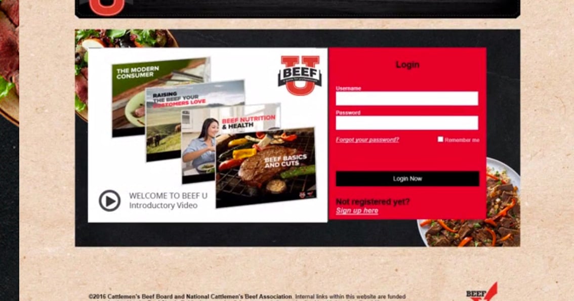 Beef Up Example Beef up your advocacy efforts with BEEF U