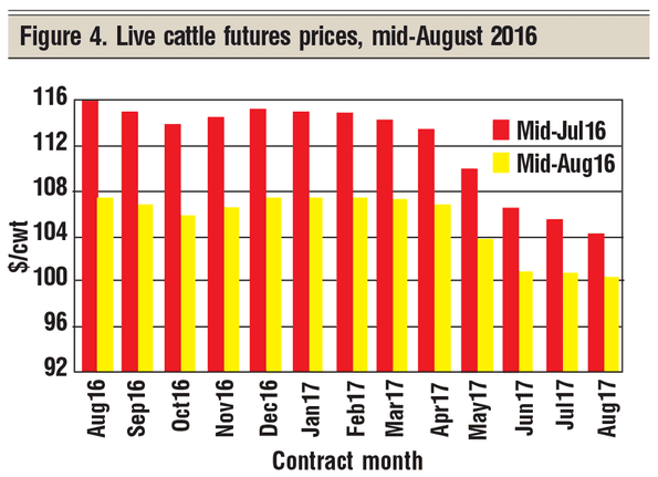 Live cattle futures