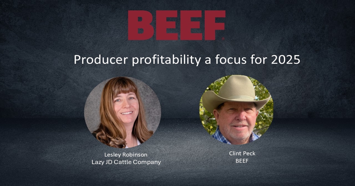 Producer profitability a focus for 2025