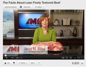The Facts About Lean Finely Textured Beef