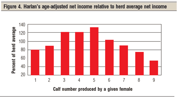 Harlan's adjusted net income