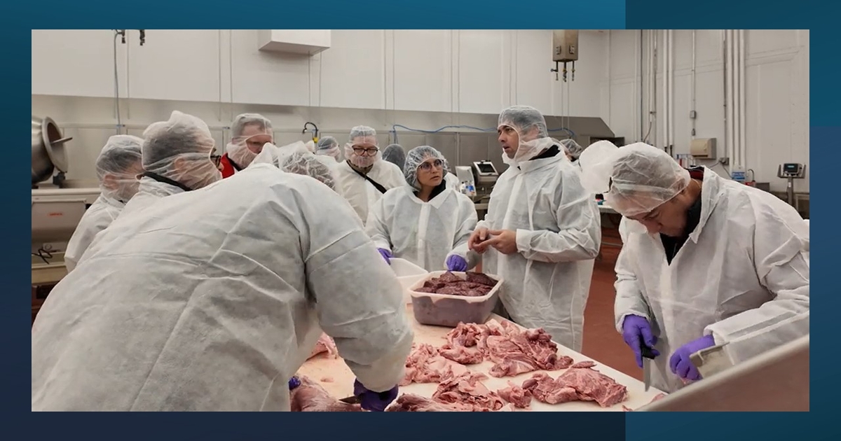 Latin American buyers get insight into U.S. pork, beef processing