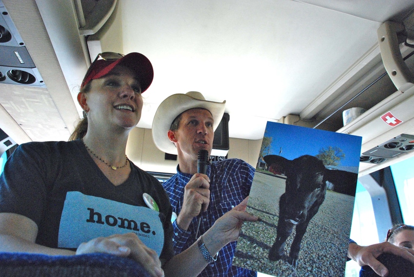 How Kansas cattlemen connected with 100 consumers on a tour bus