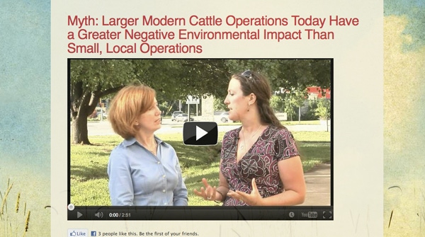 Latest Mythcrushers Installment Addresses Misperception Of Environmental Impact Of Larger Modern Cattle Operations
