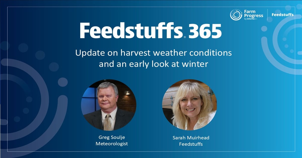 Update on harvest weather conditions and an early look at winter
