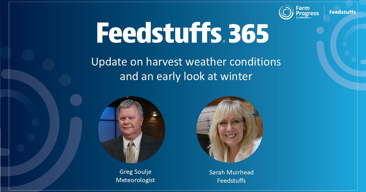 Update on harvest weather conditions and an early look at winter