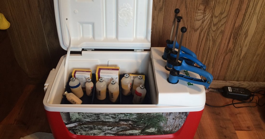Cattle Control Box Cattle Vac Box keep meds cool and organized