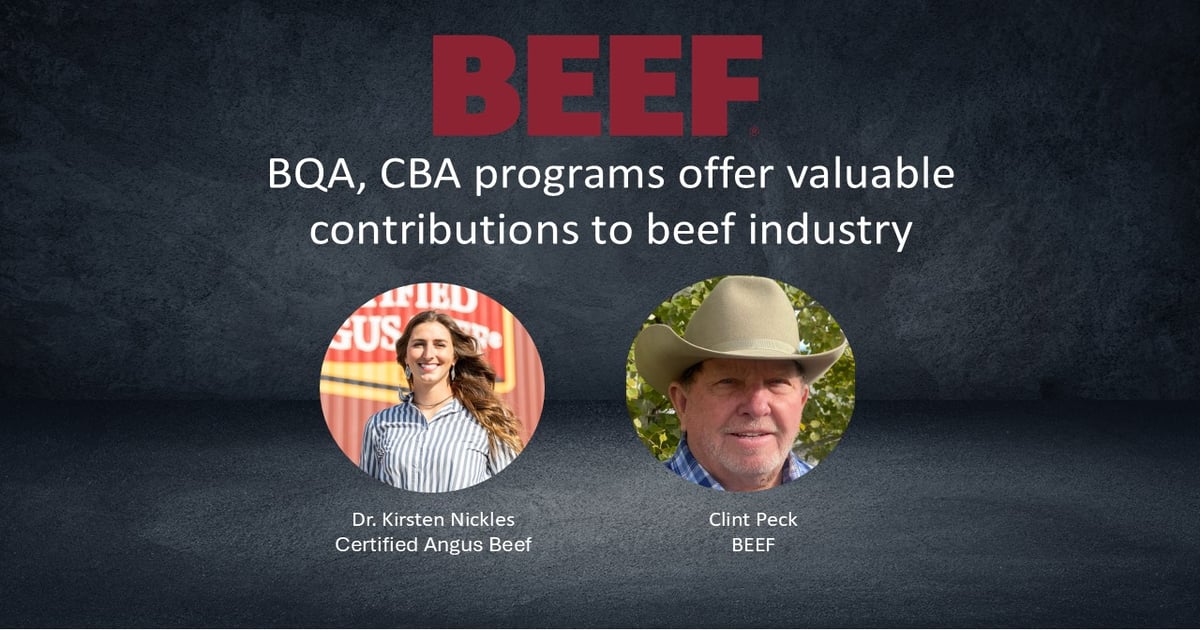 Programs offer valuable contributions to beef industry