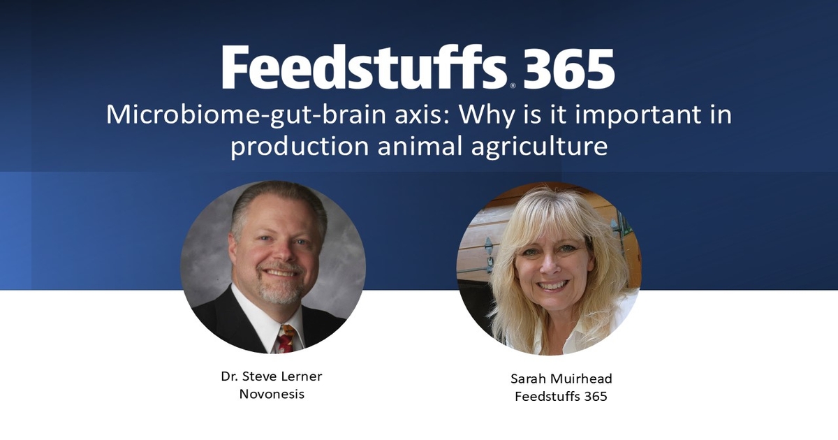 Microbiome-gut-brain axis: Why is it important in production animal agriculture