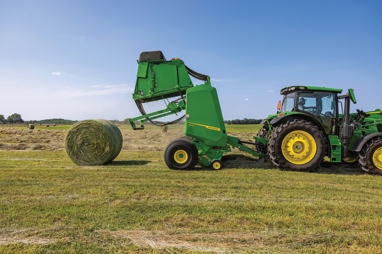 Static Round Baler Rdf New John Deere 1 Series Round Balers are fast, efficient