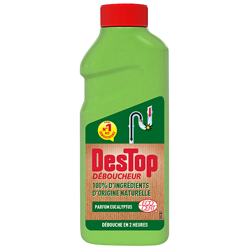 Déboucheur - Destop 100% d'ingrédients d'origine naturelle