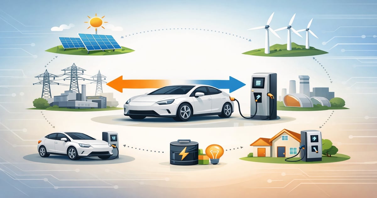 Vehicle-to-Grid technology: How bidirectional charging works