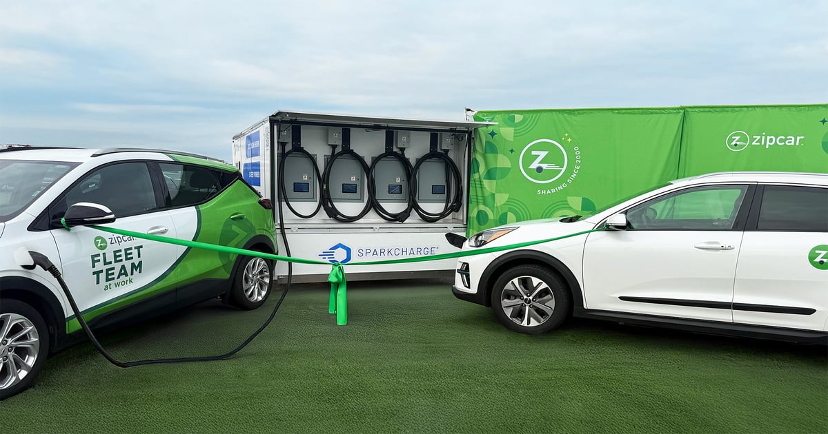 Gallery Detail: Sparkcharge Off Grid Ev Charging Hub Launches In Boston