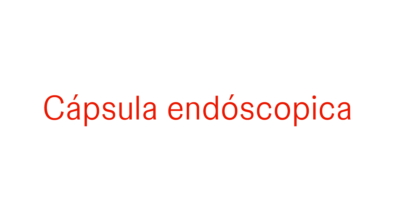 El procedimiento de cápsula endoscópica ayuda a esclarecer los casos en los que hay dudas sobre el diagnóstico de enfermedad de Crohn