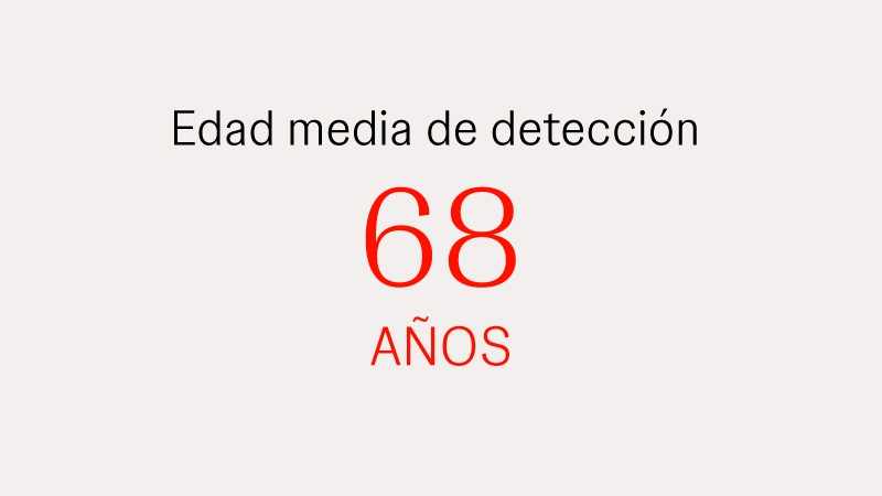 LCM edad media de detección