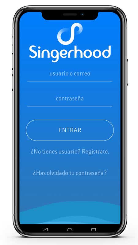 Teléfono móvil Singerhood App Teléfono móvil Singerhood App