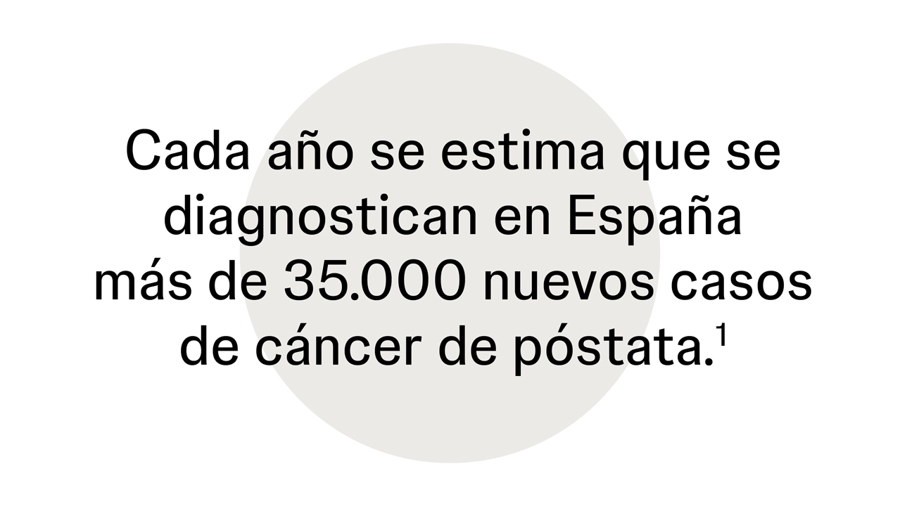 Cada año se estima que se diagnostican en España 35.000 nuevos casos de cáncer de próstata