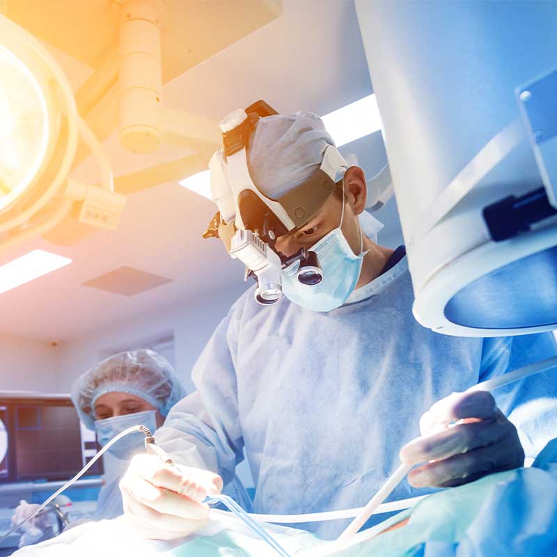 Tipos de cirugía en el tratamiento del cáncer de pulmón.