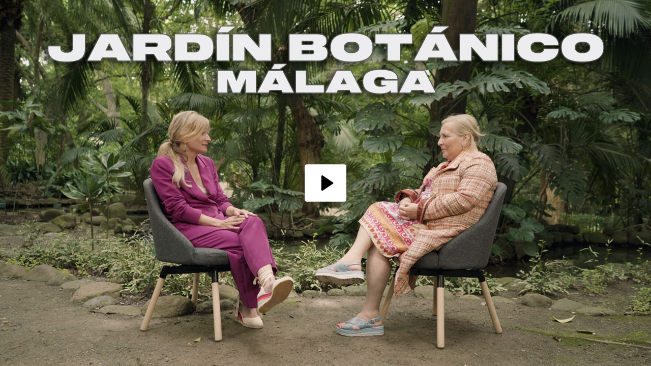 Espacios sanadores en el Jardín Botánico de Málaga para pacientes con mieloma múltiple.