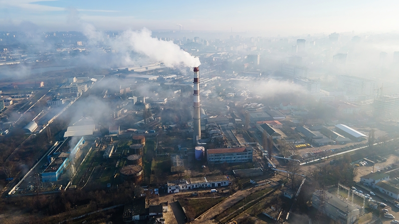 Cáncer de pulmón por contaminación.