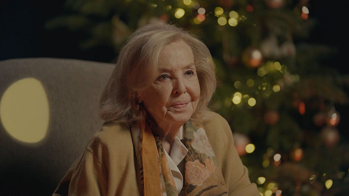 La actriz María José Alfonso habla de sus abuelos en Navidad