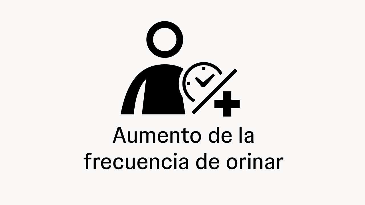 Aumento de la frecuencia de orinar Aumento de la frecuencia de orinar