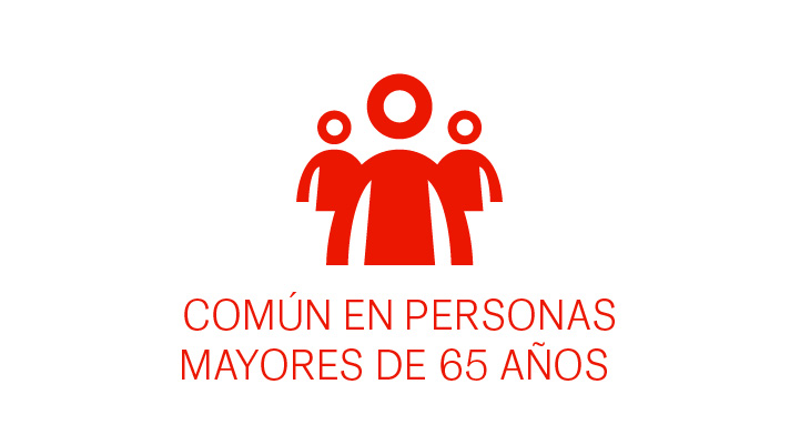 HAP común en personas mayores de 65 años