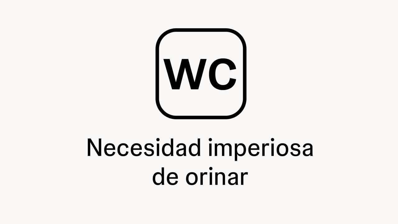 Necesidad imperiosa de orinar Necesidad imperiosa de orinar