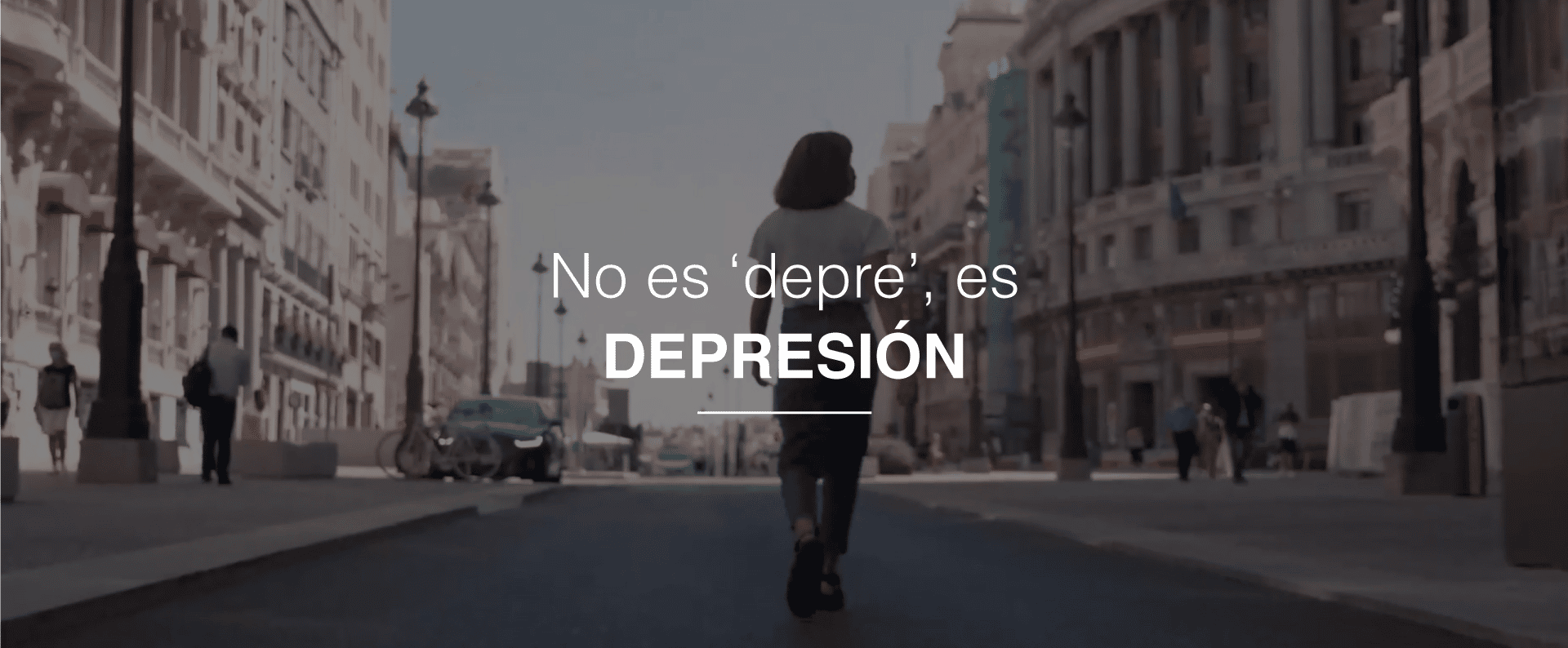 Banner No es 'depre', es depresión No es 'depre', es depresión