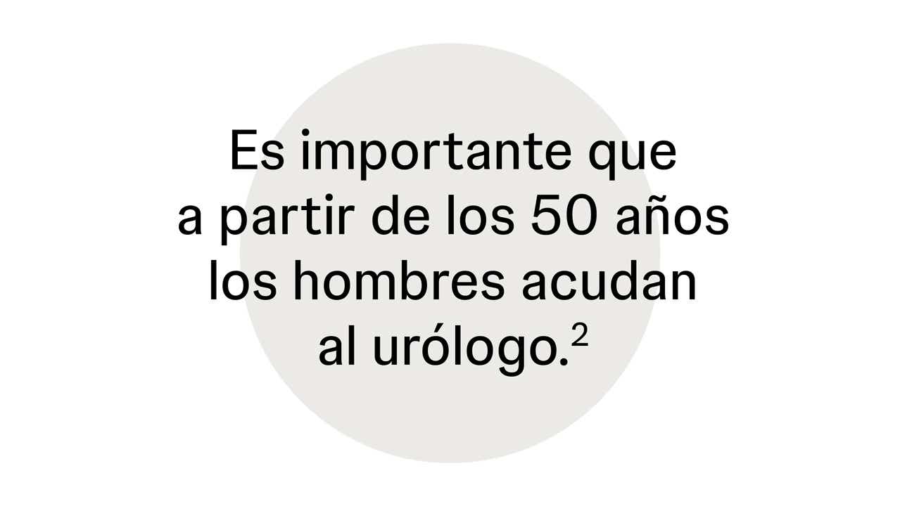 Es importante que a partir de los 50 años los hombres acudan al urólogo Es importante que a partir de los 50 años los hombres acudan al urólogo