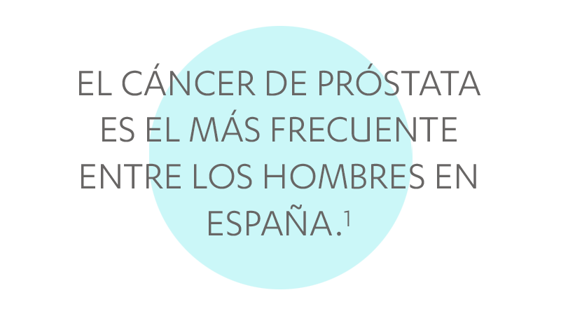El cáncer de próstata es el más frecente entre los hombres en España