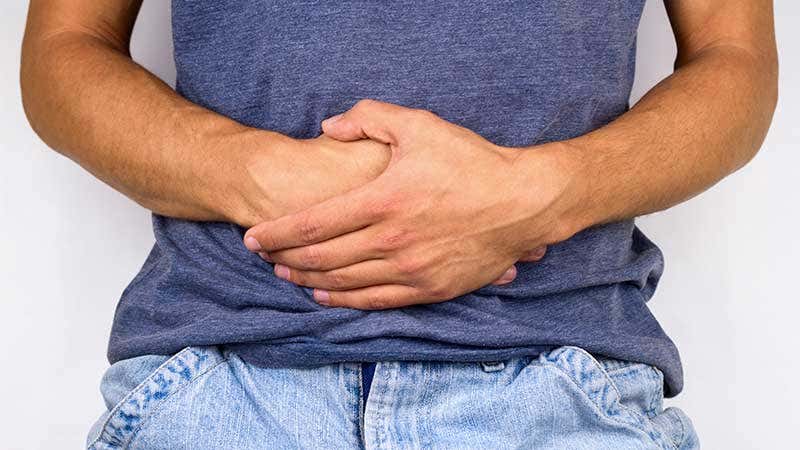 Paciente con síntomas de colitis ulcerosa