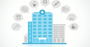 graphics building with medical icon balloon graphics building with medical icon balloon