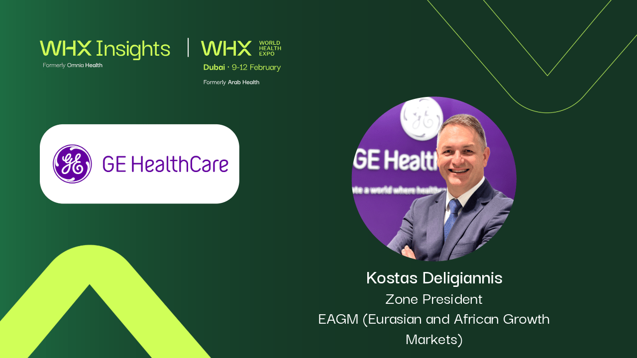 Kostas Deligiannis, Zone President EAGM (Eurasian and African Growth Markets), GE Healthcare Kostas Deligiannis, Zone President EAGM (Eurasian and African Growth Markets), GE Healthcare