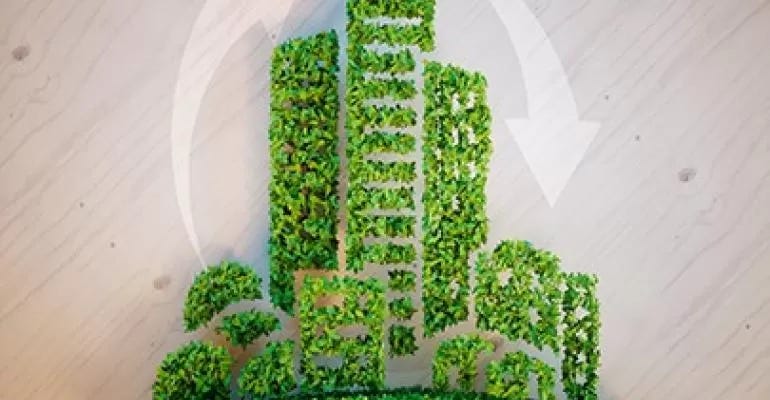 graphics of building made out of plants graphics of building made out of plants