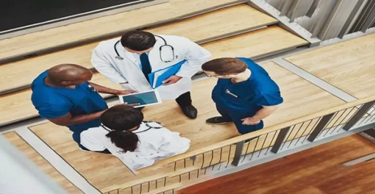 doctors talking to each other doctors talking to each other