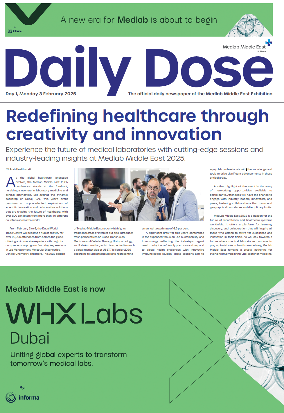 Medlab Middle East 2025 Daily Dose Day 1 and 2 Medlab Middle East 2025 Daily Dose Day 1 and 2
