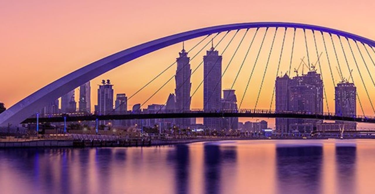 dubai canal bridge dubai canal bridge