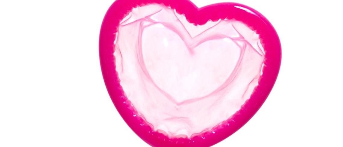 Heart-shaped Condom