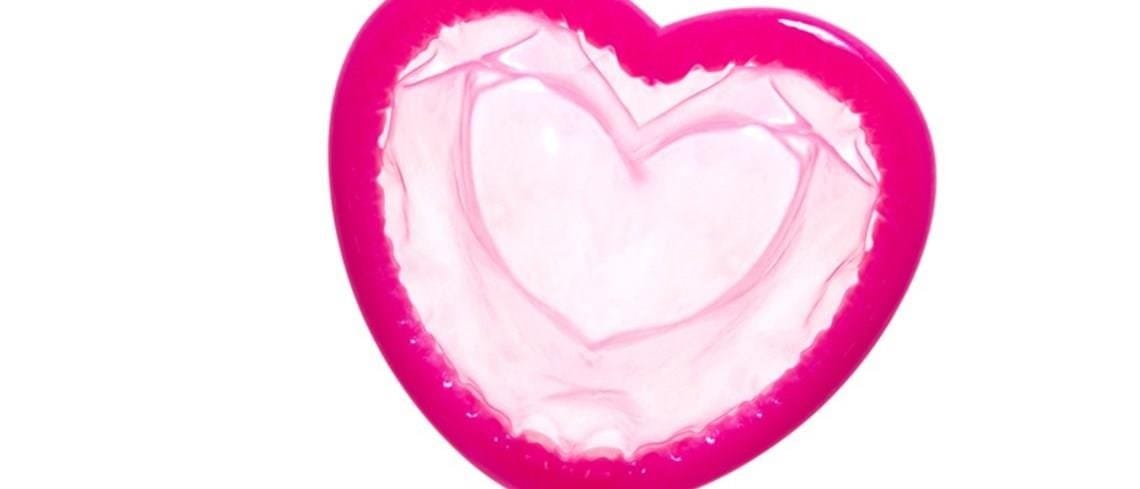 Heart-shaped Condom