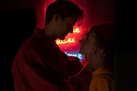 A couple Romancing each other