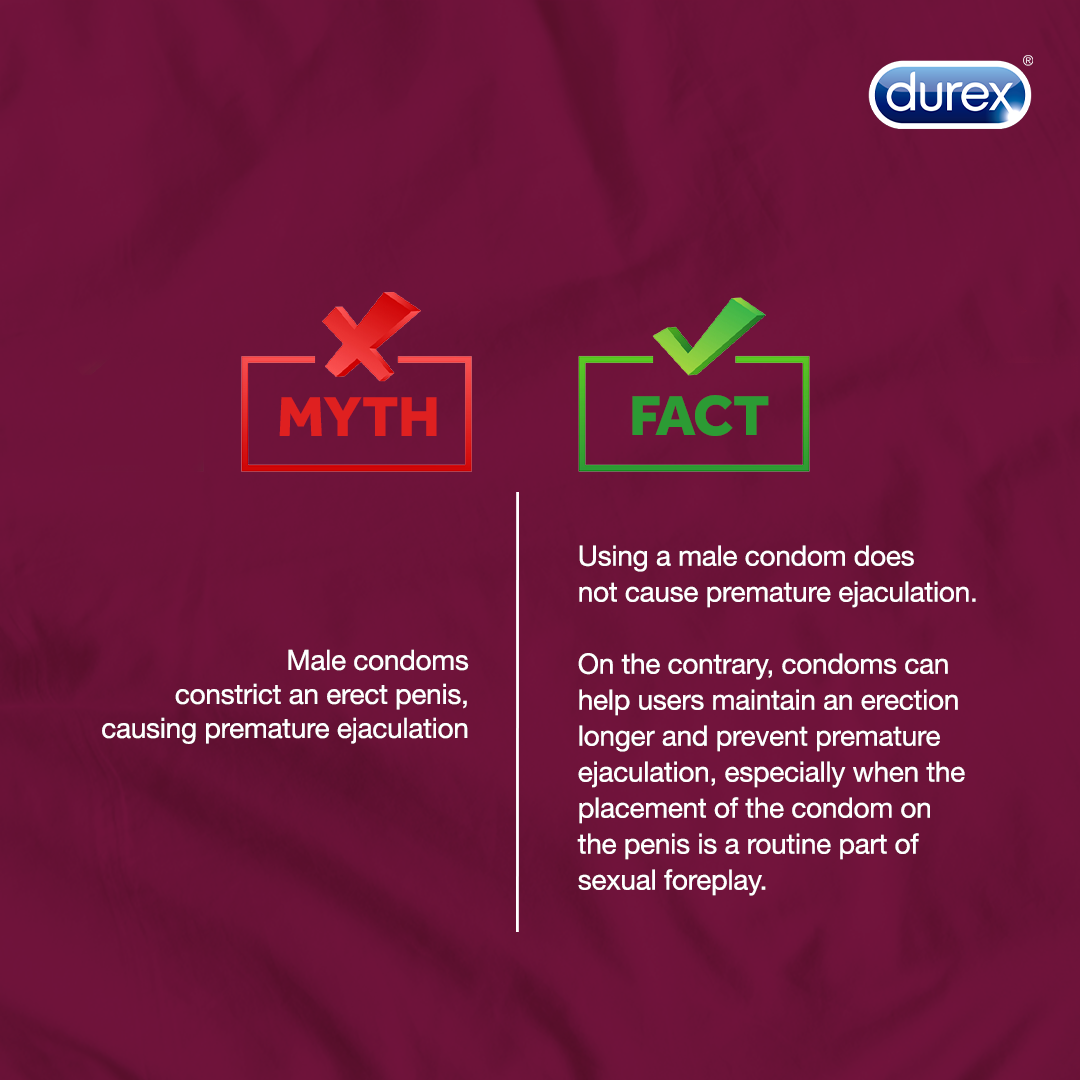 Myth 4 - Male Condoms Affect Sexual Performance