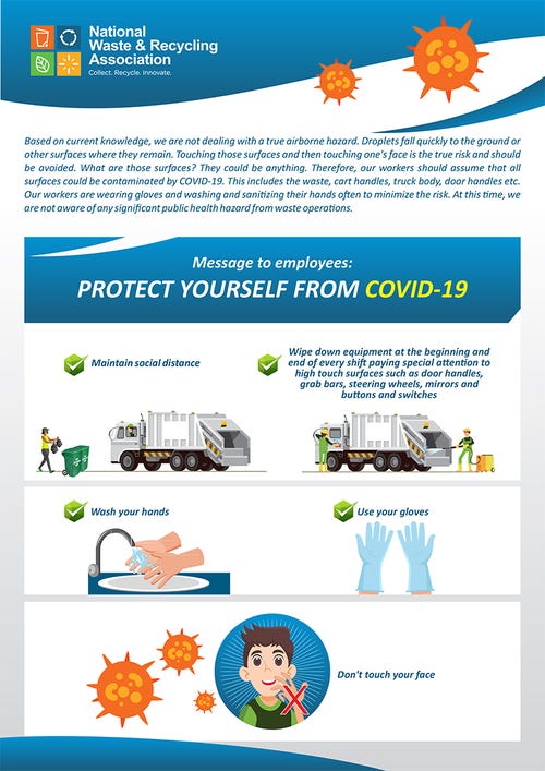 NWRA Poster Illustrates Best Practices to Protect Against COVID-19